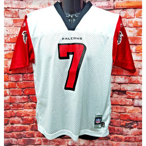 Atlanta Falcons Michael Vick #7 Jersey Youth L White Reebok NFL Football Sports